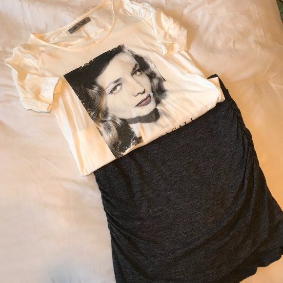 - Zara Lauren Bacall Graphic Tee- - Picture 2 of 4